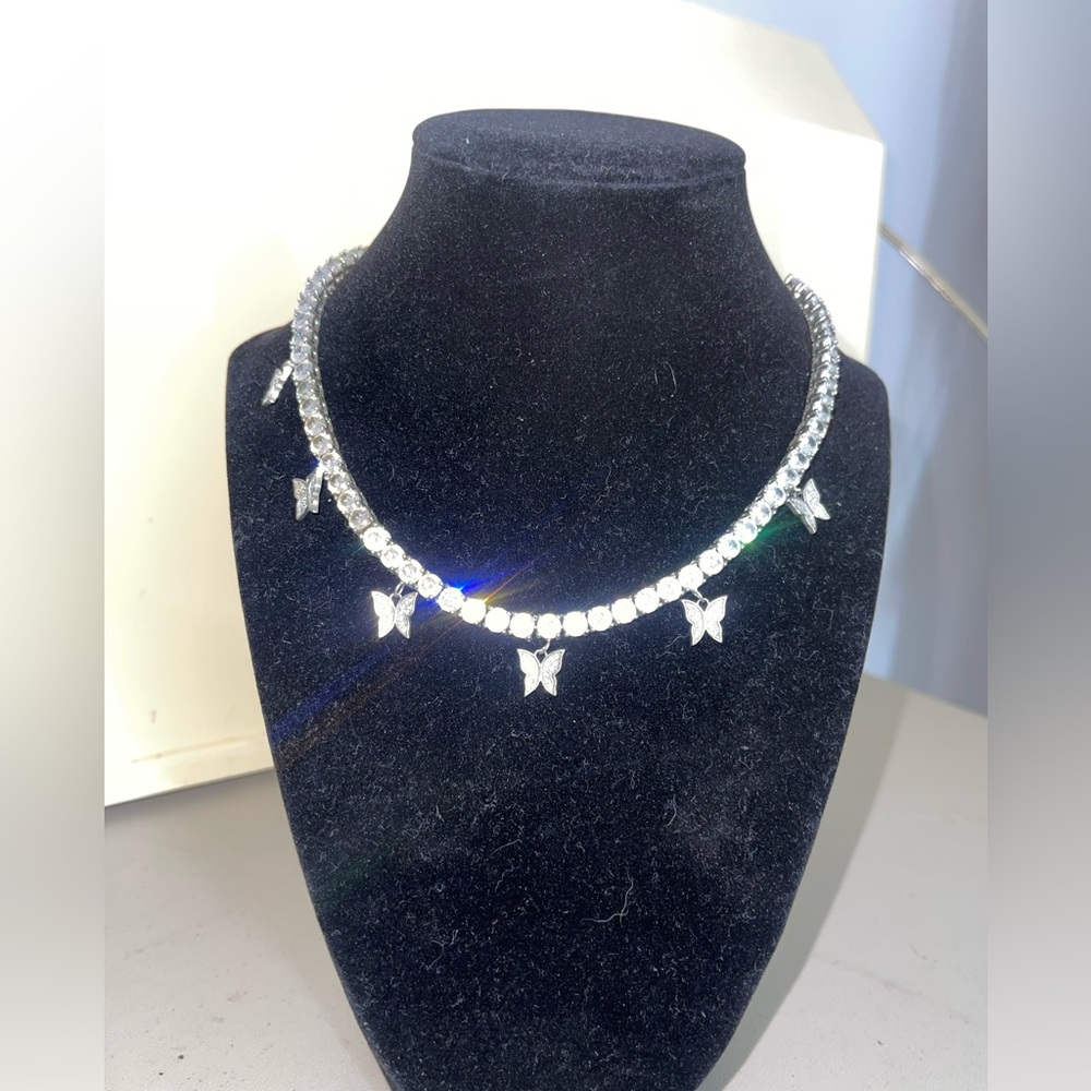 Silver Butterfly Necklace